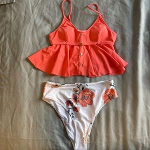 CUPSHE - Size M - Floral Tankini